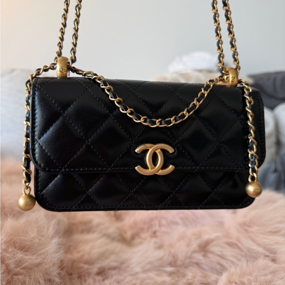 CHANEL Handbags - Chanel mini Flap bag with adjustable chain